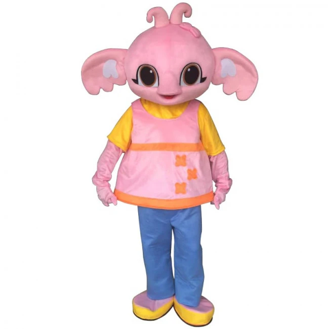 Giant Bing Pink Sula Mascot Costume 1 Giant Bing Pink Sula Mascot Costume