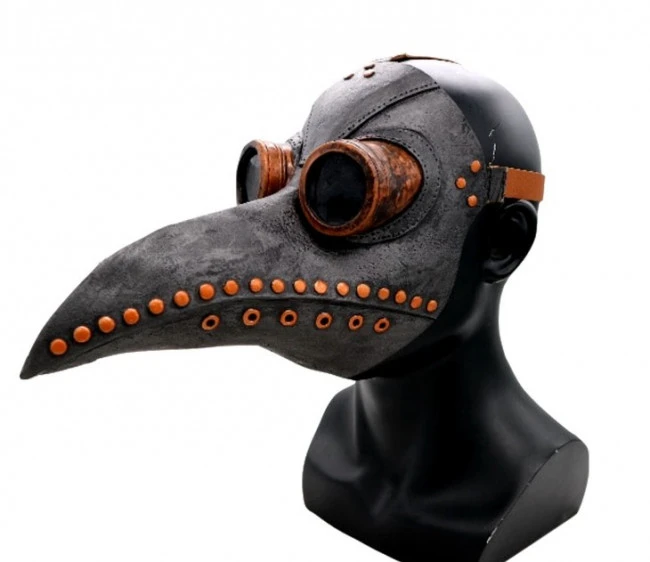 Plague Doctor Bird Mask Costume 1 Plague Doctor Bird Mask Costume