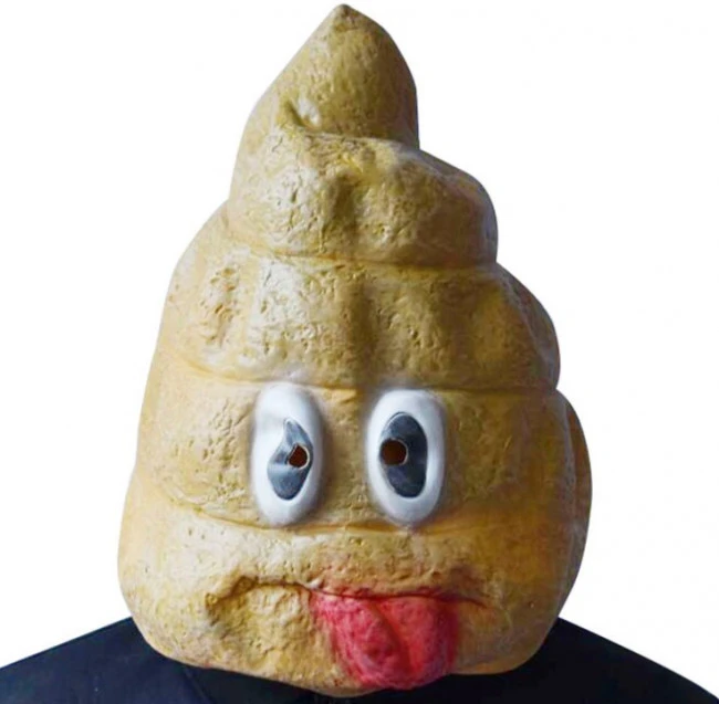 Poop Head Helmet Mask 1 Poop Head Helmet Mask