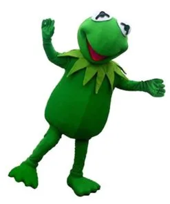 Giant Kermit The Frog Mascot Costume