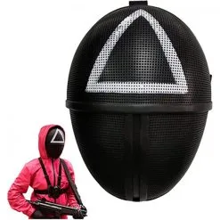 Squid Game Worker Mask Costume 5 Squid Game Worker Mask Costume -Cheap DECORATIONS Store 251204 1 5