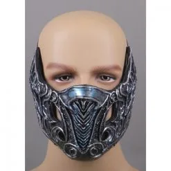 2021 Mortal Kombat Sub-Zero Mask Cosplay Costume