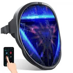 LED Face Changing Halloween Mask