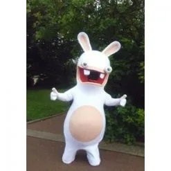 Giant Rayman Raving Rabbid Mascot Costume