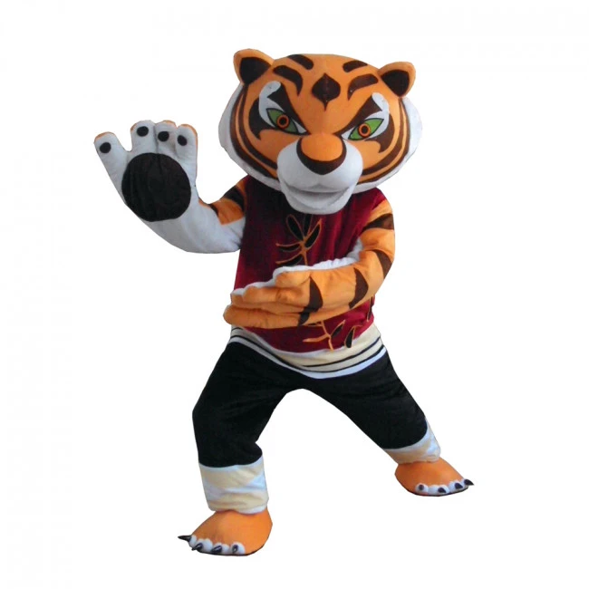 Giant Kung Fu Master Tigress Tiger Mascot Costume 1 Giant Kung Fu Master Tigress Tiger Mascot Costume