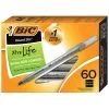 BIC PEN BOX OF 60 BLACK PENS