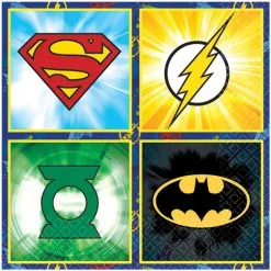 JUSTICE LEAGUE BEV NAPKINS