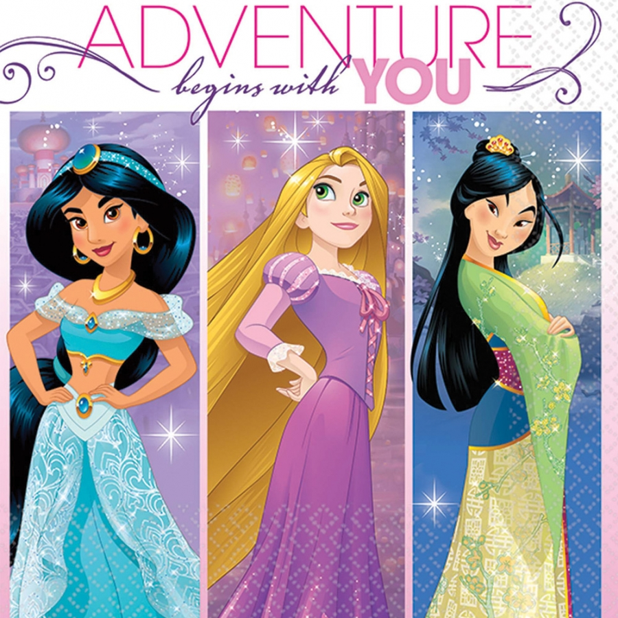 DISNEY PRINCESS BEV NAPKIN 1 DISNEY PRINCESS BEV NAPKIN