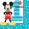 MICKEY 1ST BEV NAPKINS