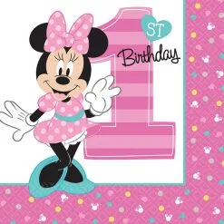 MINNIE 1ST LUNCH NAPKINS