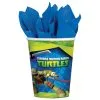 TMNT CUPS 9OZ 8 PACK