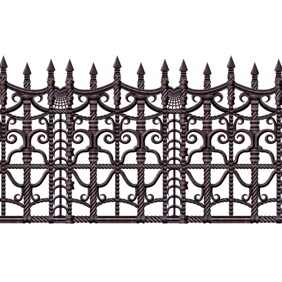 CREEPY FENCE BORDER 1 CREEPY FENCE BORDER