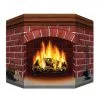 BRICK FIREPLACE STANDUP