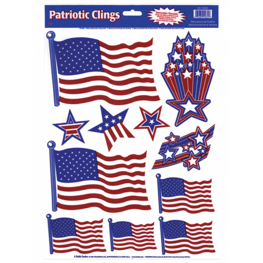 PATRIOTIC CLINGS 1 PATRIOTIC CLINGS