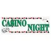 CASINO NIGHT BANNER 5FT X 21IN