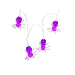 Cheap DECORATIONS Store 29 Spider LED Lights Halloween Decoration 1.5M