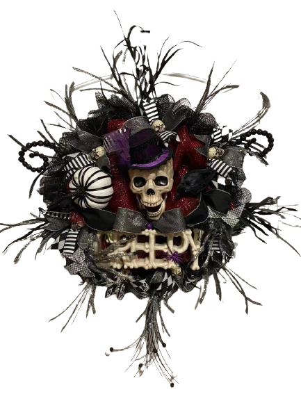 Skull Door Halloween Decoration Set 1 Skull Door Halloween Decoration Set