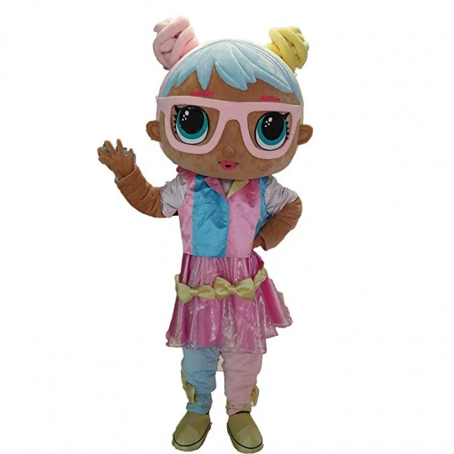 Giant LOL Doll Bonbon Mascot Costume 1 Giant LOL Doll Bonbon Mascot Costume