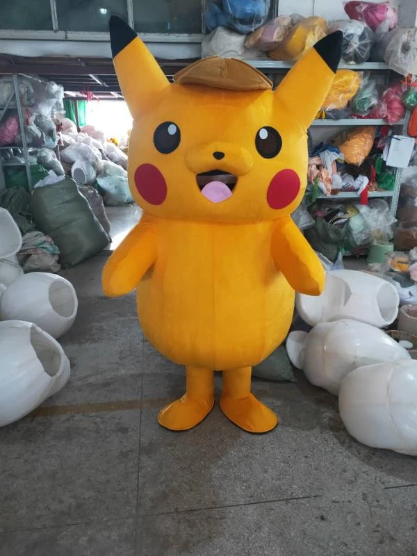Giant Detective Pikachu Mascot Costume 1 Giant Detective Pikachu Mascot Costume