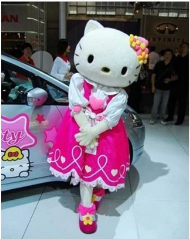 Giant Hello Kitty Mascot Costume 2 Giant Hello Kitty Mascot Costume - Image 2