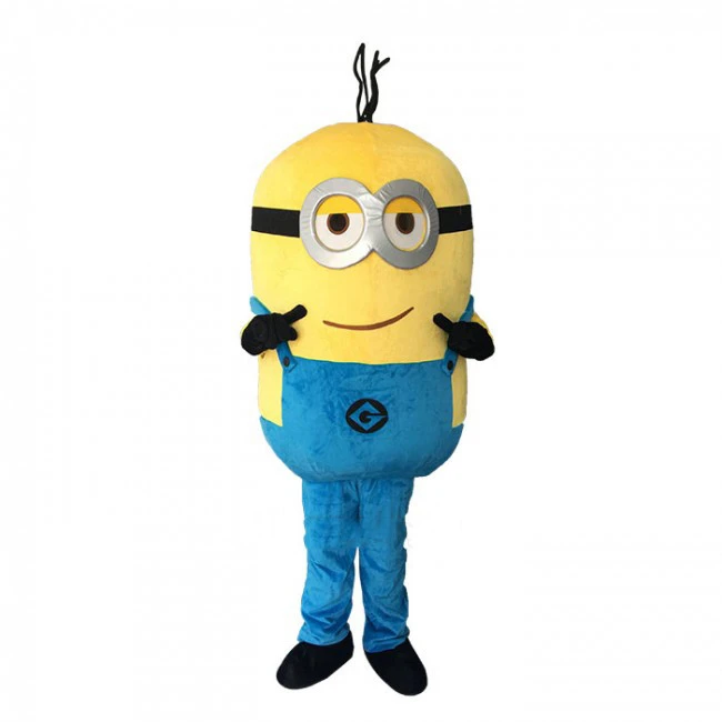 Giant Minion Cosplay Halloween Costume Mascot - 2 Eyes 1 Giant Minion Cosplay Halloween Costume Mascot - 2 Eyes