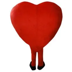 Giant Red Heart Mascot Costume -Cheap DECORATIONS Store hlw giant redheart 1