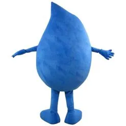 Giant Blue Waterdrop Water Drop Mascot Costume -Cheap DECORATIONS Store hlw giant waterblue 1