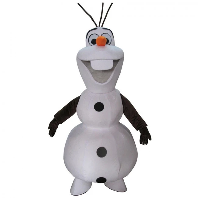 Giant Frozen Olaf Snowman Mascot Costume 1 Giant Frozen Olaf Snowman Mascot Costume