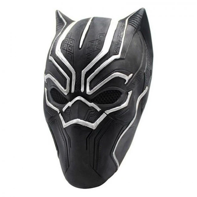 Black Panther Mask Helmet PVC Costume 2 Black Panther Mask Helmet PVC Costume - Image 2