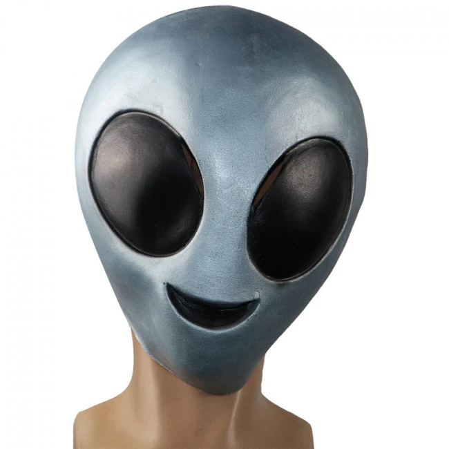 Alien Smile Face Mask Cosplay Costume 1 Alien Smile Face Mask Cosplay Costume