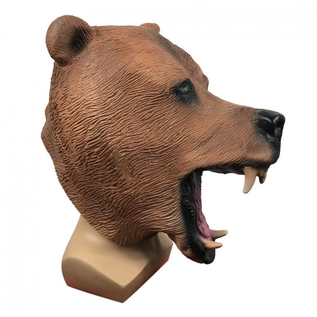 Brown Bear Mask Cosplay Costume 2 Brown Bear Mask Cosplay Costume - Image 2