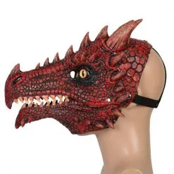 Fire Dragon Mask Cosplay Costume 7 Fire Dragon Mask Cosplay Costume -Cheap DECORATIONS Store hlw mask firedragon 1