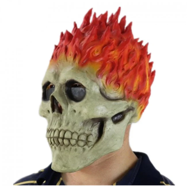 Ghost Rider Marvel Mask Cosplay Costume 3 Ghost Rider Marvel Mask Cosplay Costume - Image 3