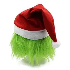 Grinch Santa Mask Cosplay -Cheap DECORATIONS Store hlw mask grinchsanta 1