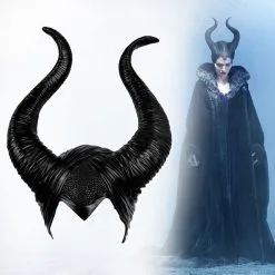 Maleficent Mask Helmet Horns -Cheap DECORATIONS Store hlw mask maleficent 1