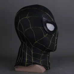 Spider Man No Way Home Black And Gold Inside Out Suit Cosplay Mask 6 Spider Man No Way Home Black And Gold Inside Out Suit Cosplay Mask -Cheap DECORATIONS Store hlw mask spiderblackgold 1