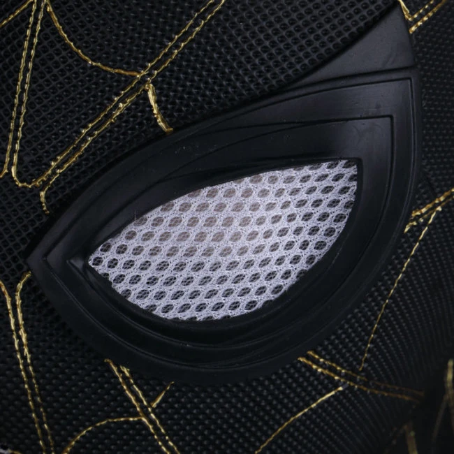 Spider Man No Way Home Black And Gold Inside Out Suit Cosplay Mask 2 Spider Man No Way Home Black And Gold Inside Out Suit Cosplay Mask - Image 2