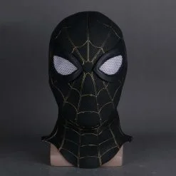 Spider Man No Way Home Black And Gold Inside Out Suit Cosplay Mask 7 Spider Man No Way Home Black And Gold Inside Out Suit Cosplay Mask -Cheap DECORATIONS Store hlw mask spiderblackgoldfront