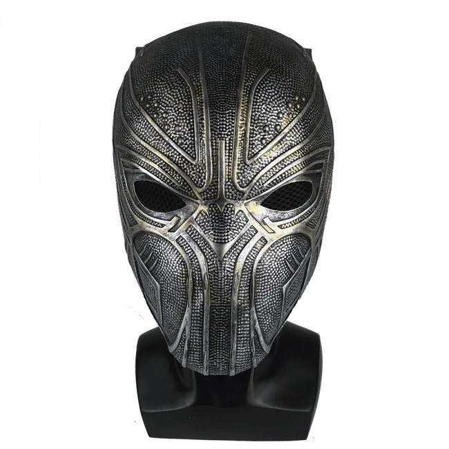 Endgame Black Panther Mask T'Challa Helmet 1 Endgame Black Panther Mask T'Challa Helmet