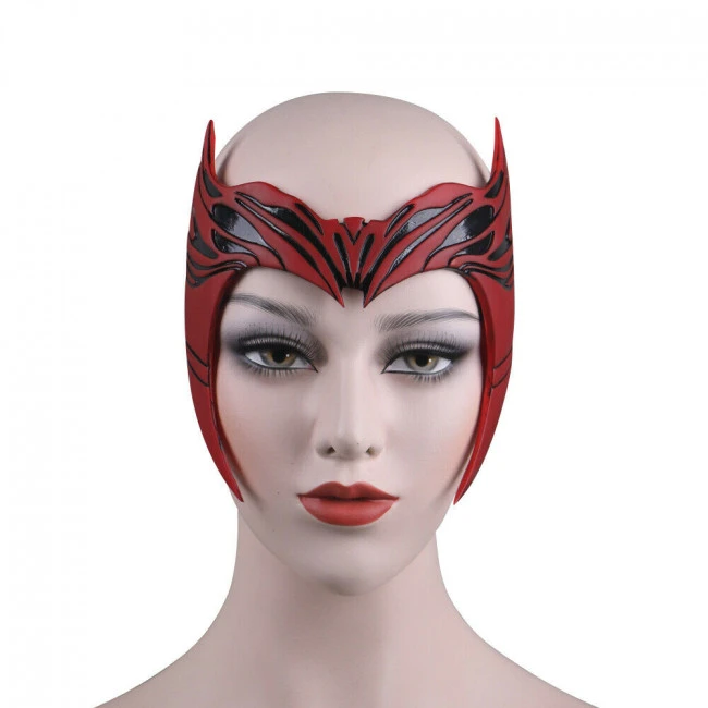 Scarlet Witch Wanda WandaVision Marvel Cosplay Mask 1 Scarlet Witch Wanda WandaVision Marvel Cosplay Mask