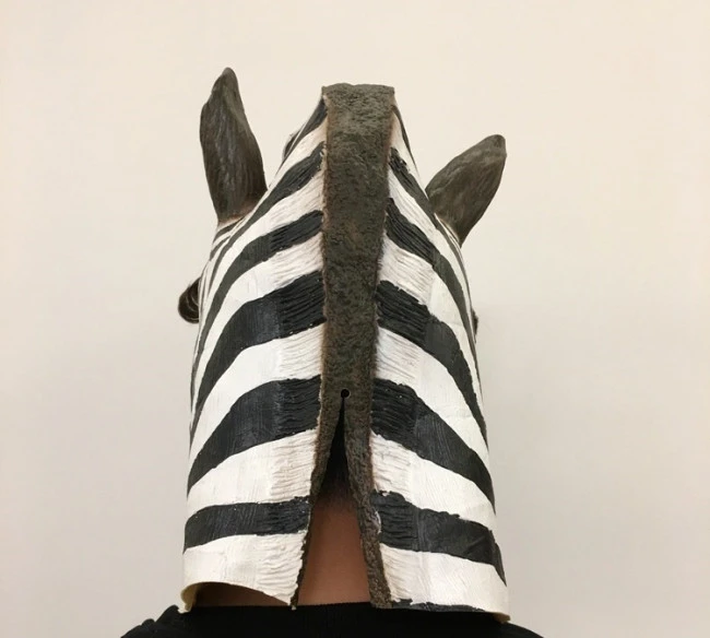 Zebra Mask Costume 2 Zebra Mask Costume - Image 2