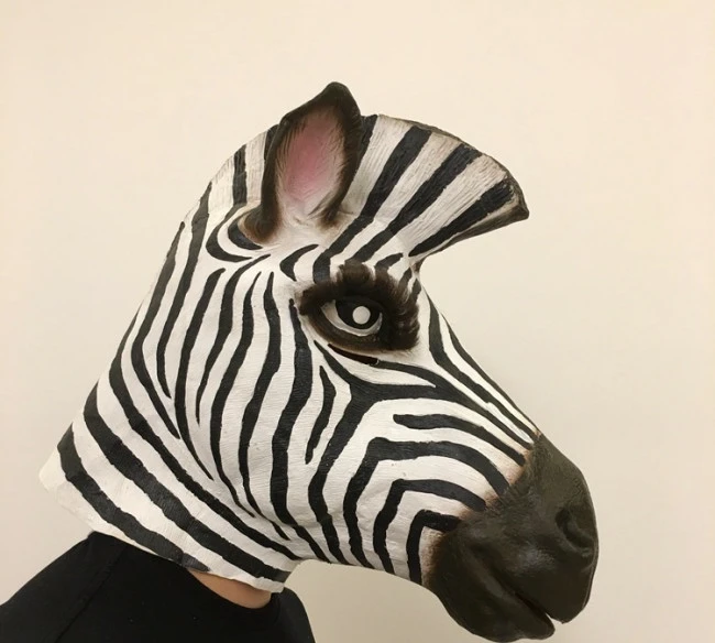 Zebra Mask Costume 3 Zebra Mask Costume - Image 3