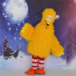 Giant Big Bird Cosplay Halloween Costume Mascot 7 Giant Big Bird Cosplay Halloween Costume Mascot -Cheap DECORATIONS Store image hlw giantbigbird