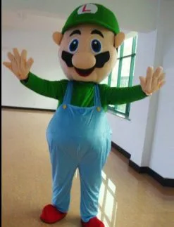 Giant Luigi Mascot Costume -Cheap DECORATIONS Store image hlw giantluigi 1