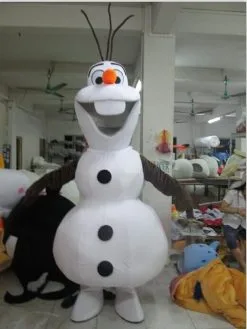 Giant Frozen Olaf Snowman Mascot Costume 7 Giant Frozen Olaf Snowman Mascot Costume -Cheap DECORATIONS Store image hlw giantolaf