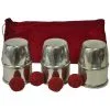 METAL CUPS AND BALLS SET