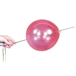 NEEDLE THRU BALLOON
