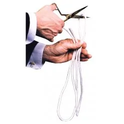 CUT AND RESTORED ROPE