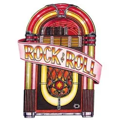 JUKEBOX CUTOUT DECORATION 36IN