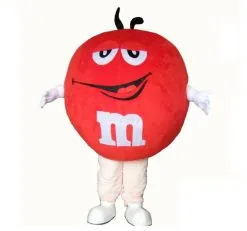 Giant Red M&M Mascot Costume